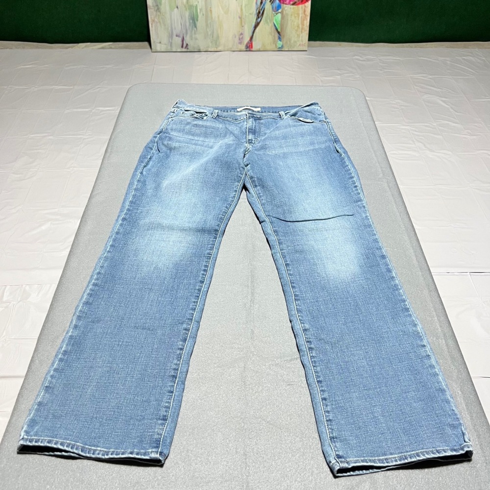 Levi's 505 Straight Leg Jeans Womens 12S W31 L30 Medium Wash Blue 15505-0147